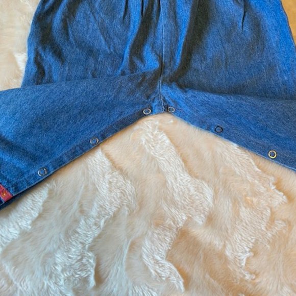 - Krickets Blue Denim Overalls Baby Size 24 MTHS Vintage Canadian Made - Picture 3 of 13